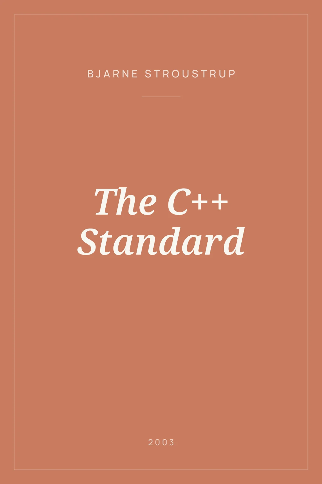Portada de The C++ Standard