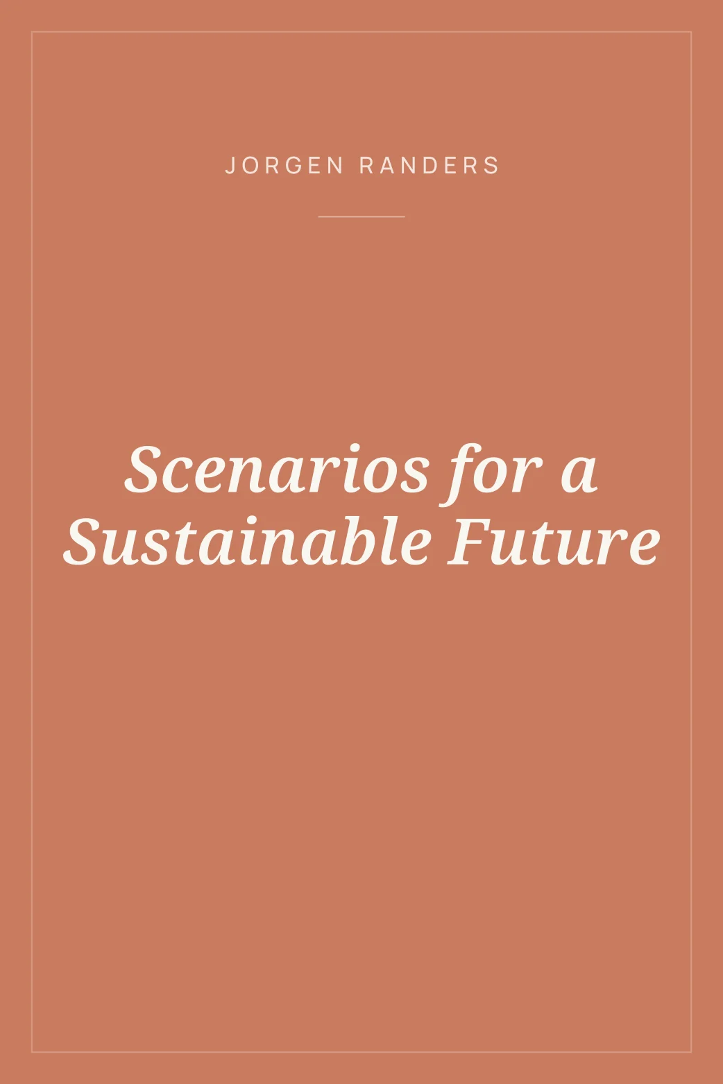 Portada de Scenarios for a Sustainable Future