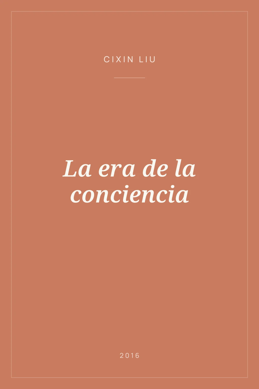 Portada de La era de la conciencia