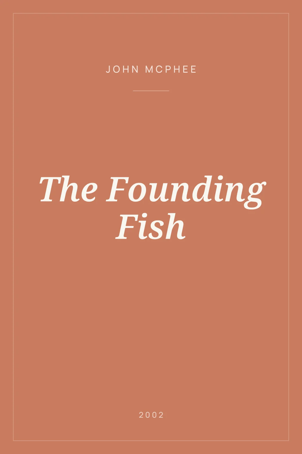 Portada de The Founding Fish