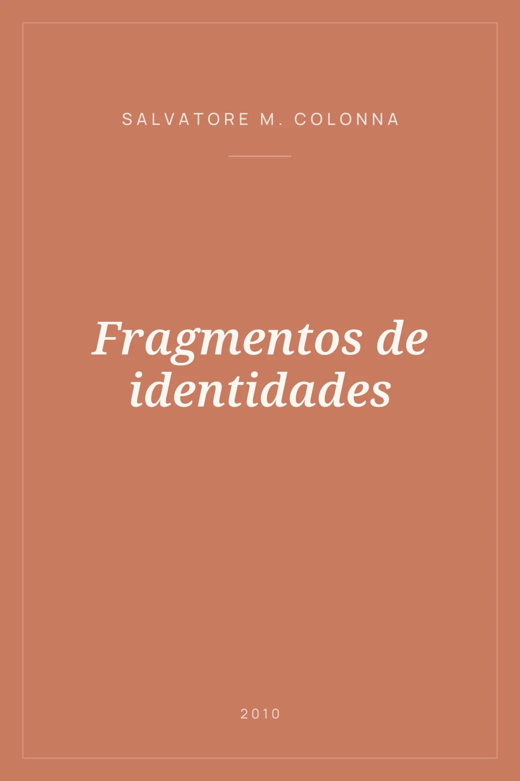 Portada de Fragmentos de identidades