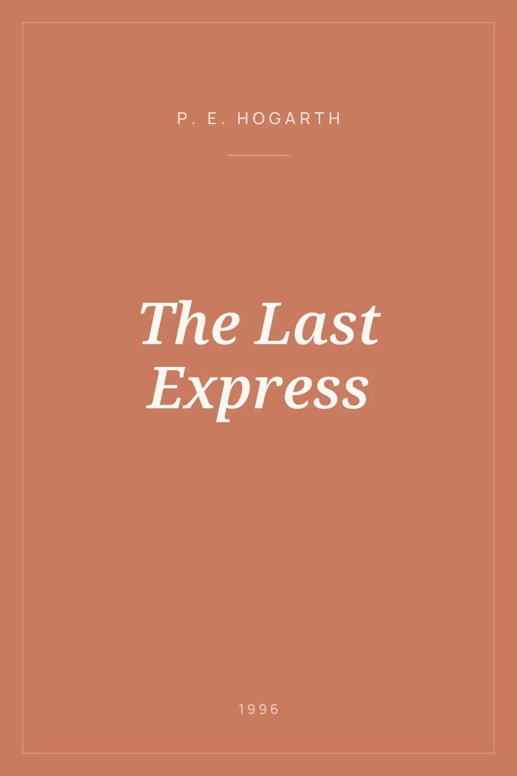 Portada de The Last Express
