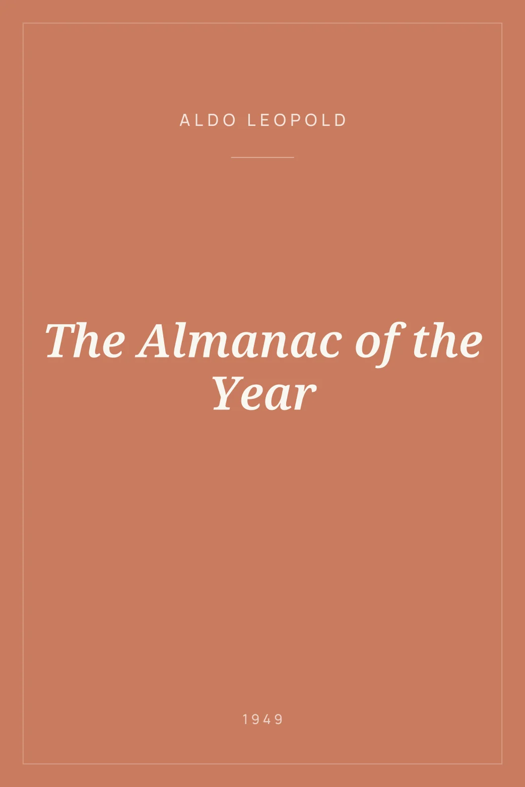 Portada de The Almanac of the Year