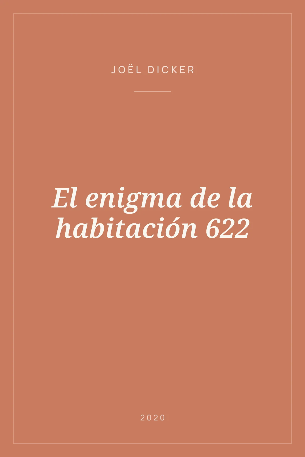 Portada de El enigma de la habitación 622