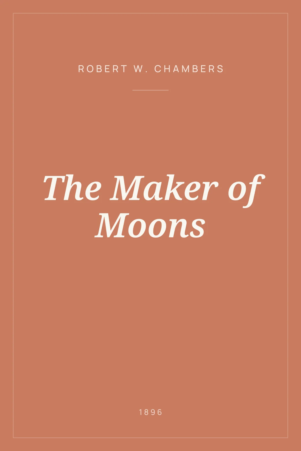 Portada de The Maker of Moons