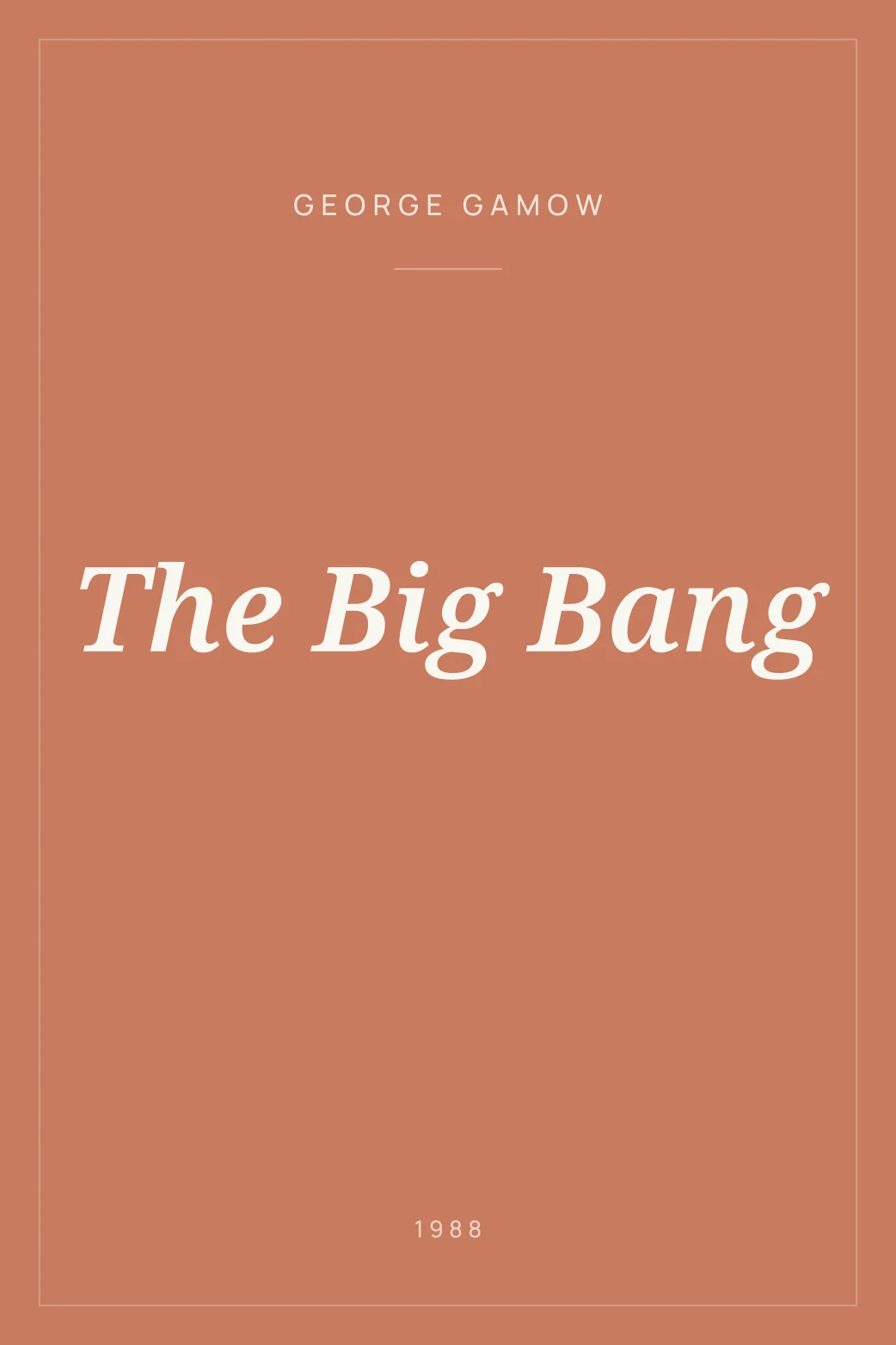 Portada de The Big Bang
