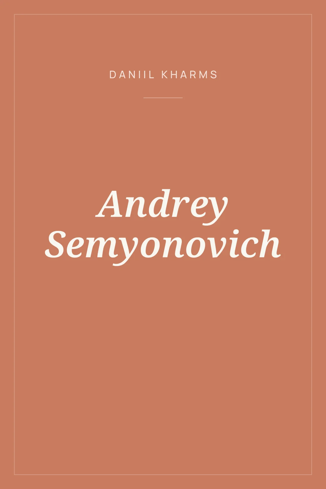 Portada de Andrey Semyonovich