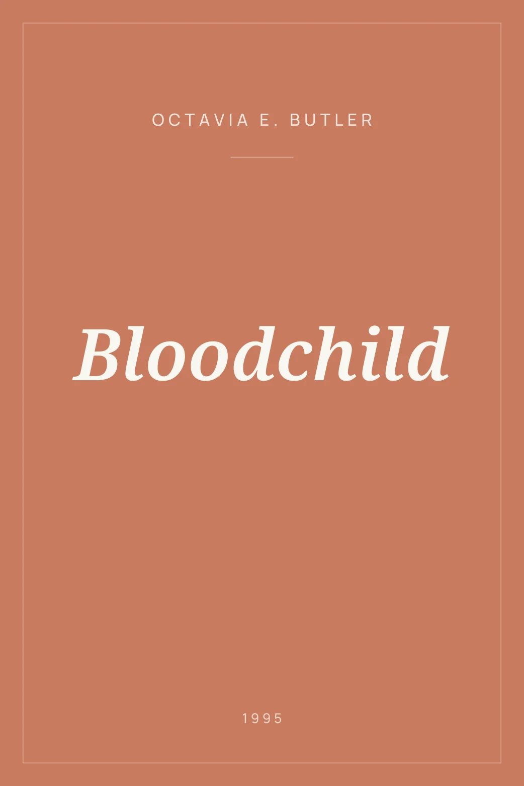 Portada de Bloodchild