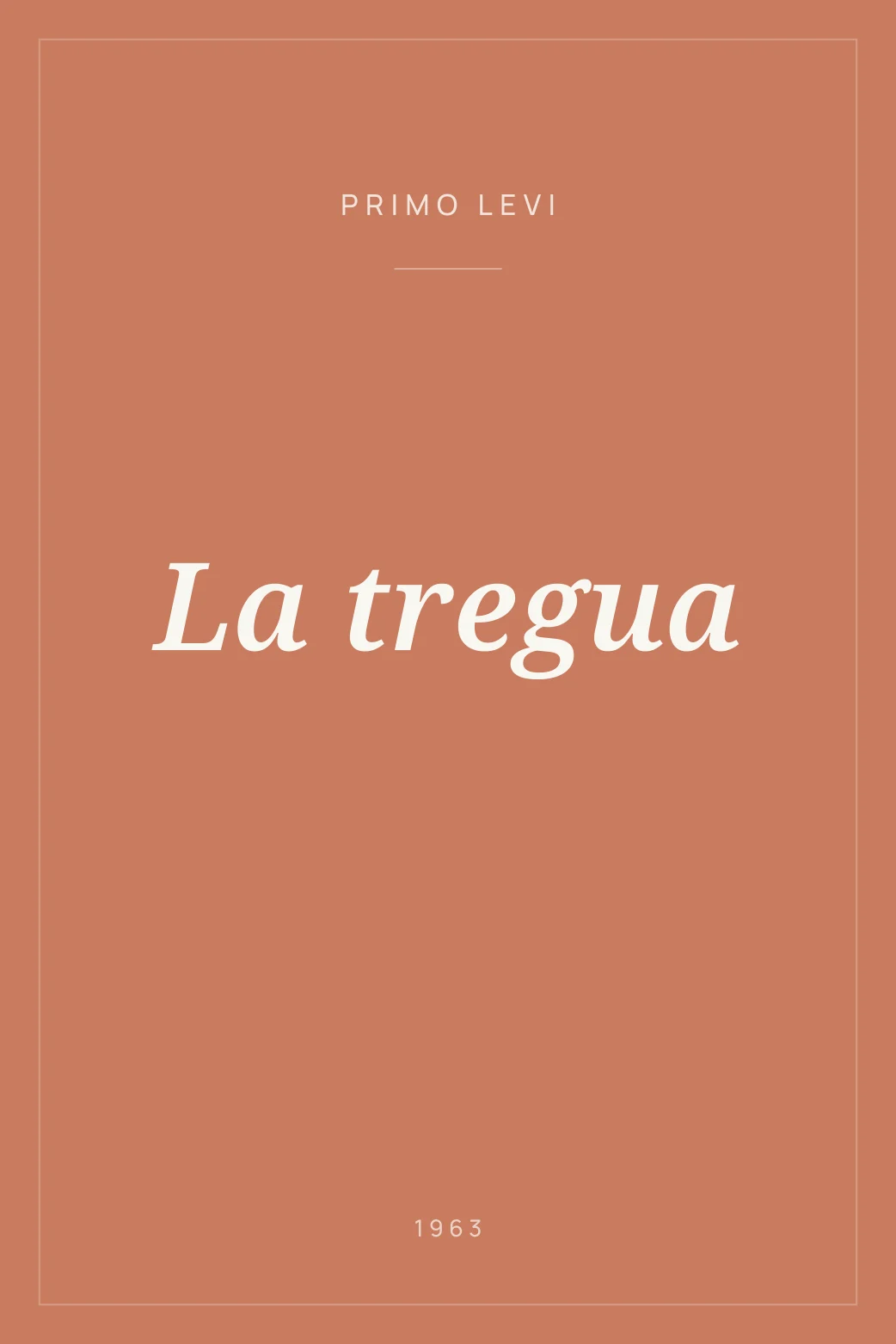 Portada de La tregua