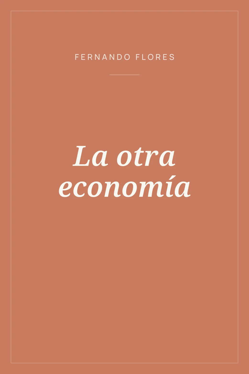 Portada de La otra economía