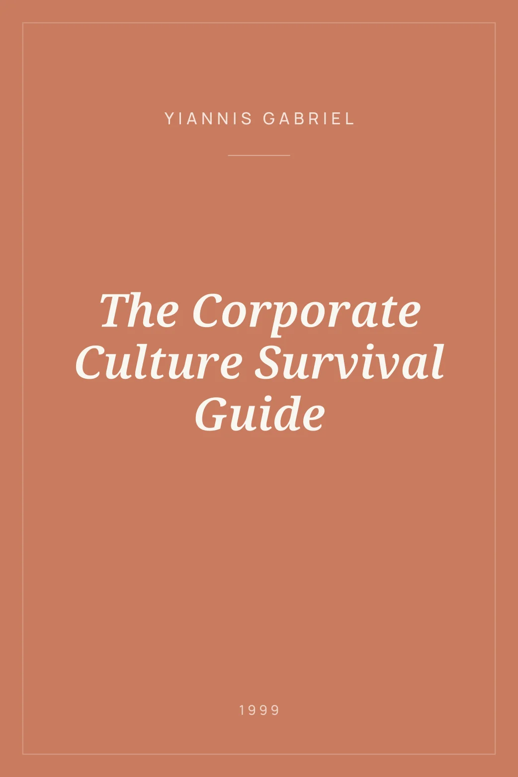 Portada de The Corporate Culture Survival Guide