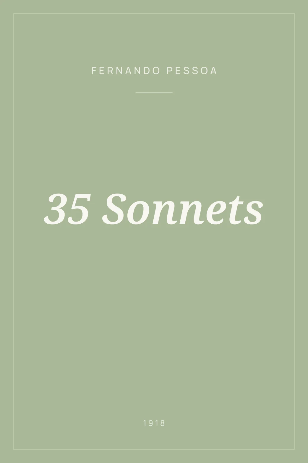 Portada de 35 Sonnets