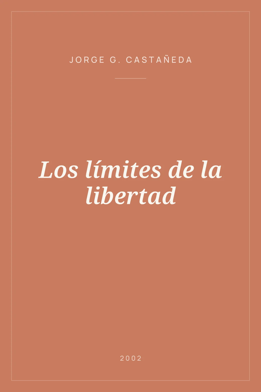 Portada de Los límites de la libertad