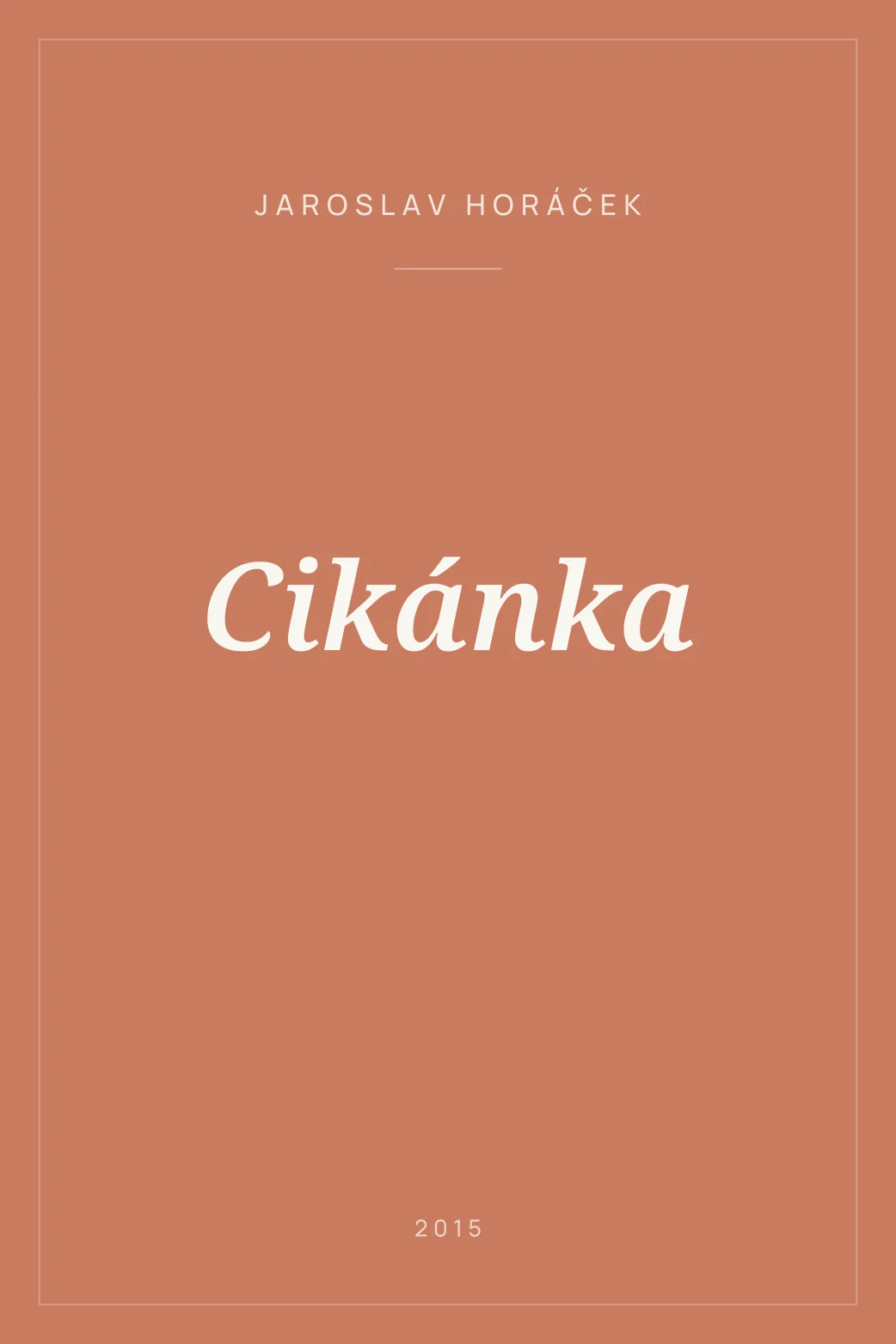 Portada de Cikánka