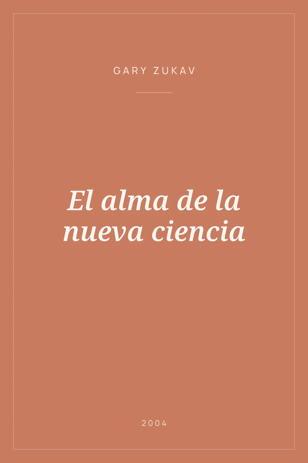 Portada de El alma de la nueva ciencia