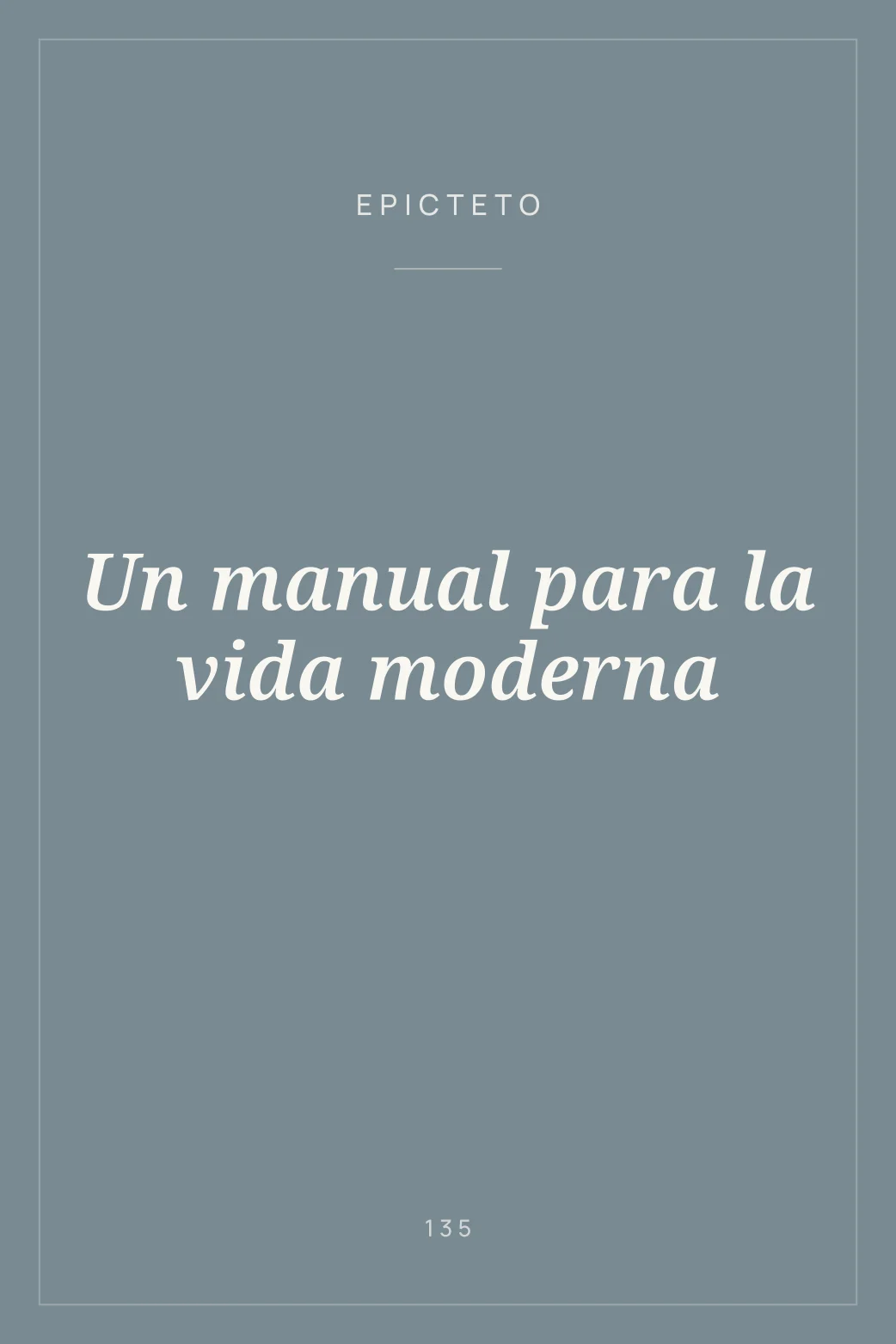 Portada de Un manual para la vida moderna