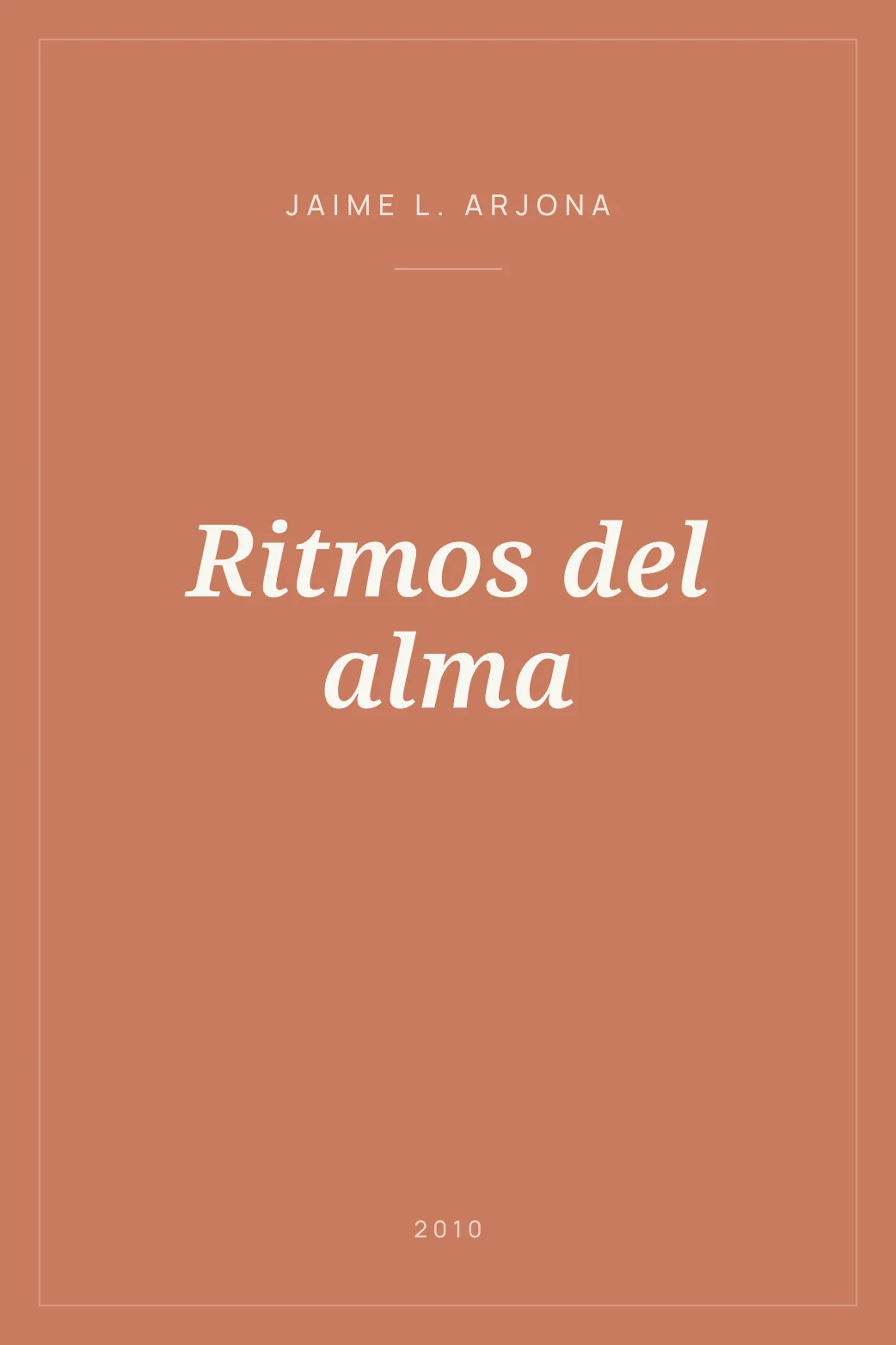 Portada de Ritmos del alma
