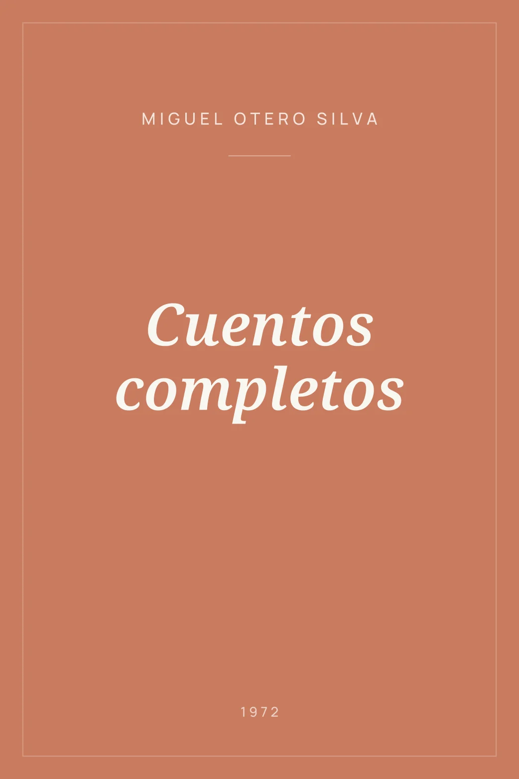 Portada de Cuentos completos