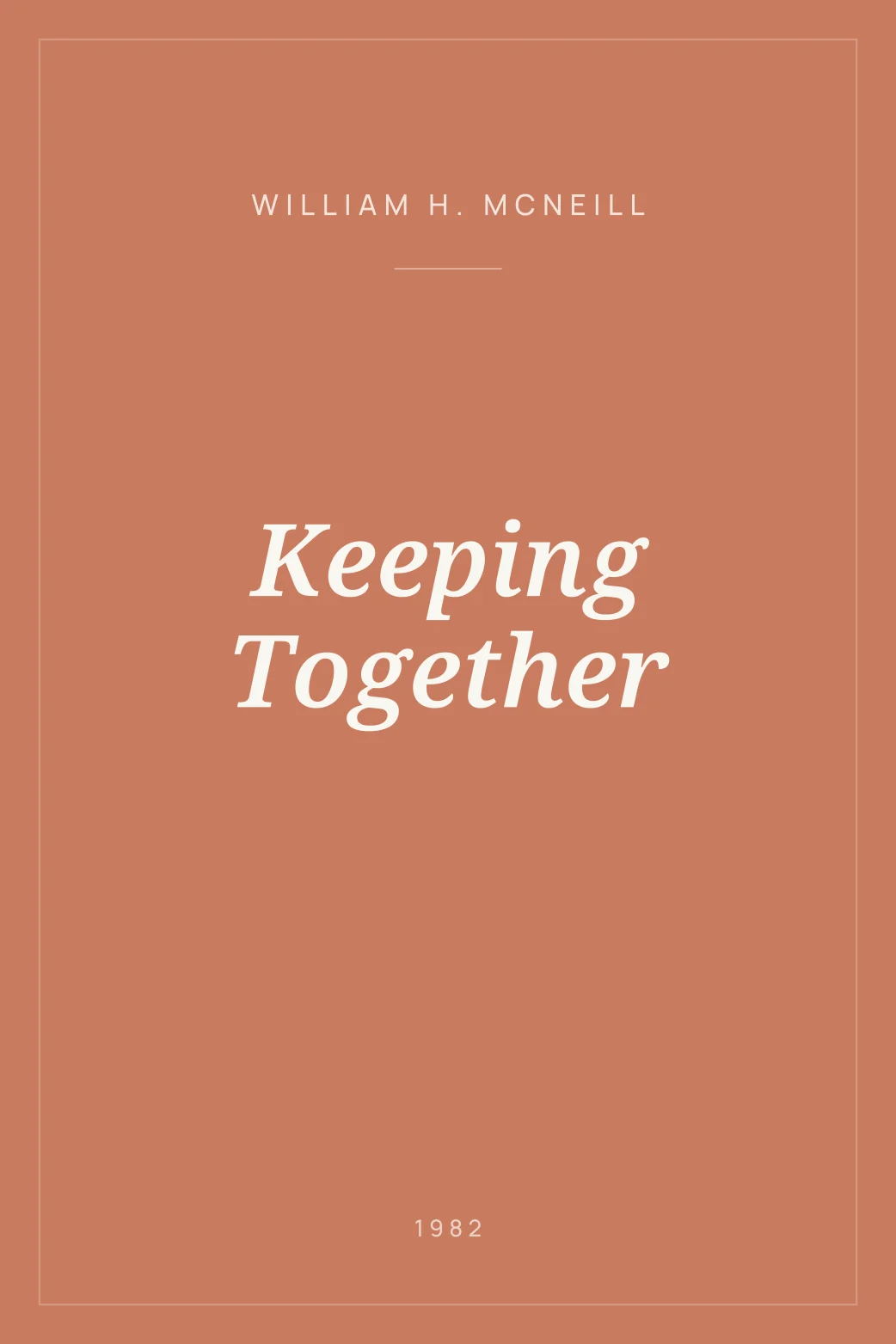 Portada de Keeping Together