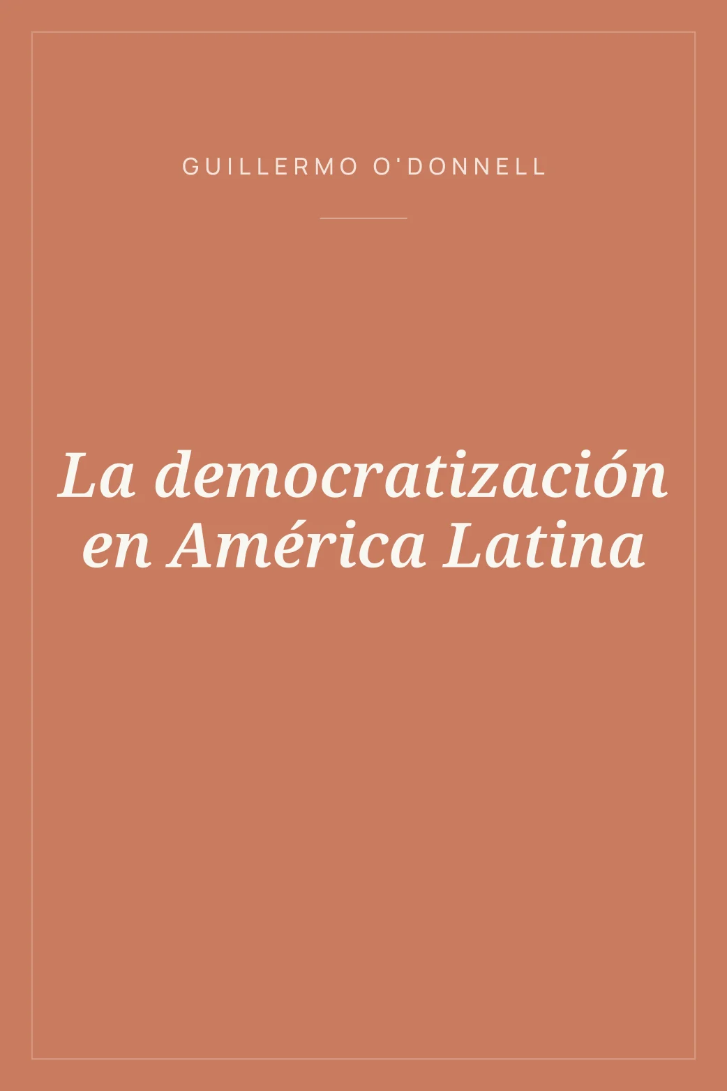 Portada de La democratización en América Latina