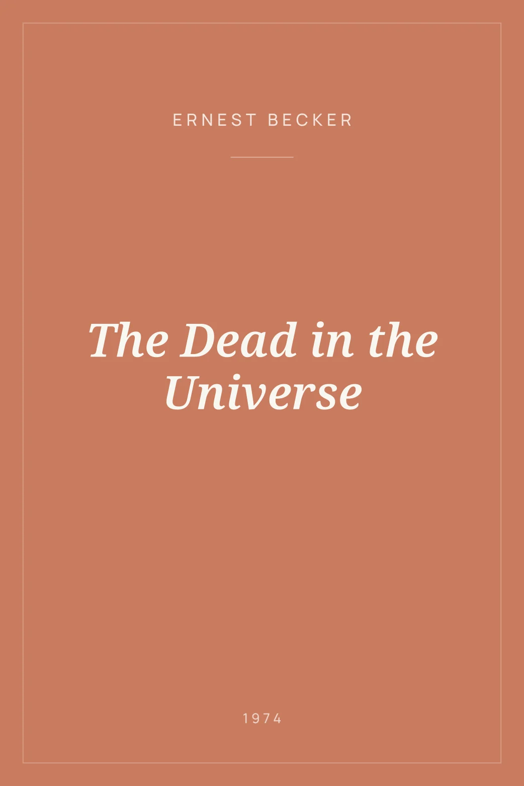 Portada de The Dead in the Universe