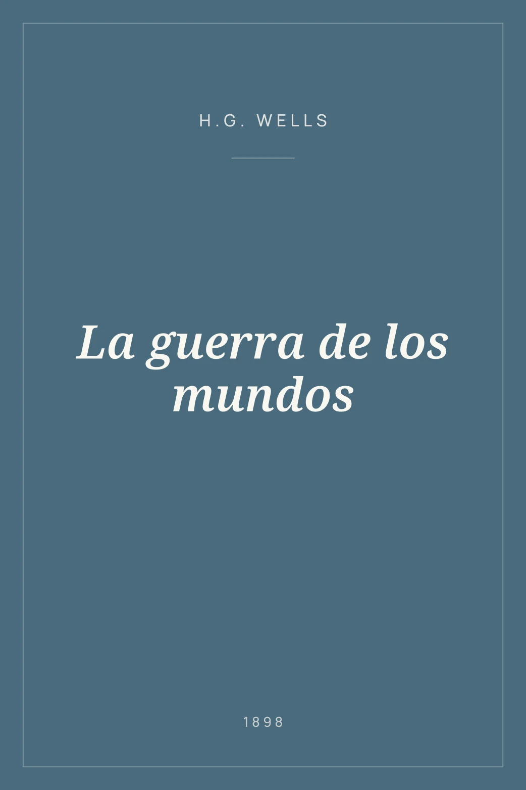 Portada de La guerra de los mundos