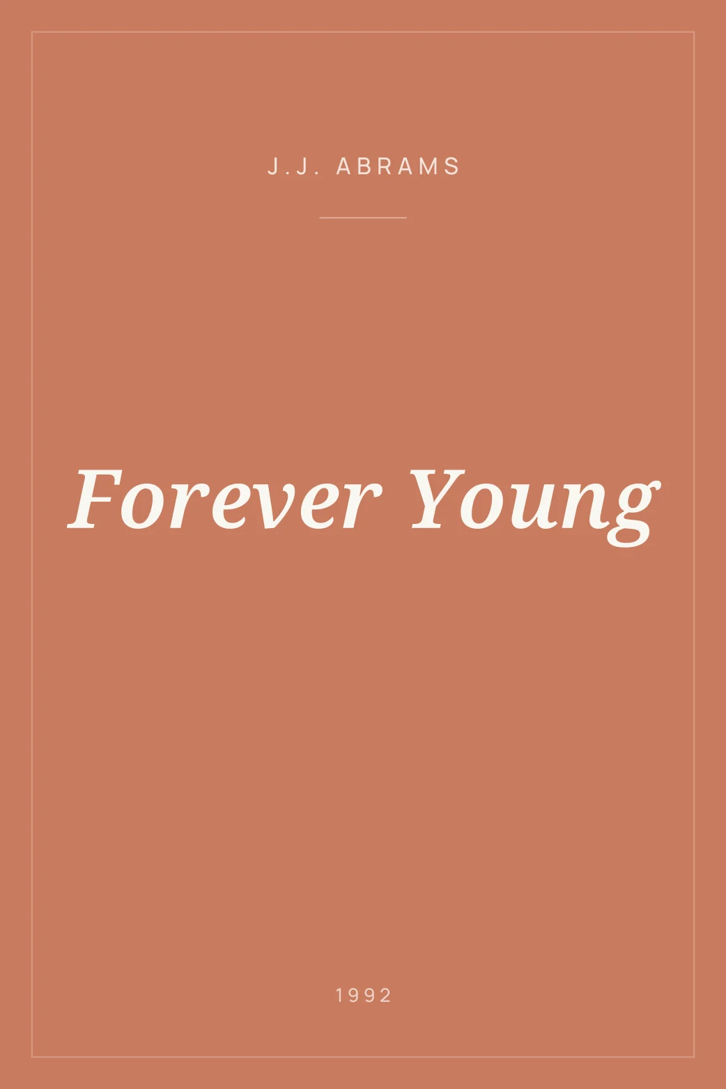 Portada de Forever Young