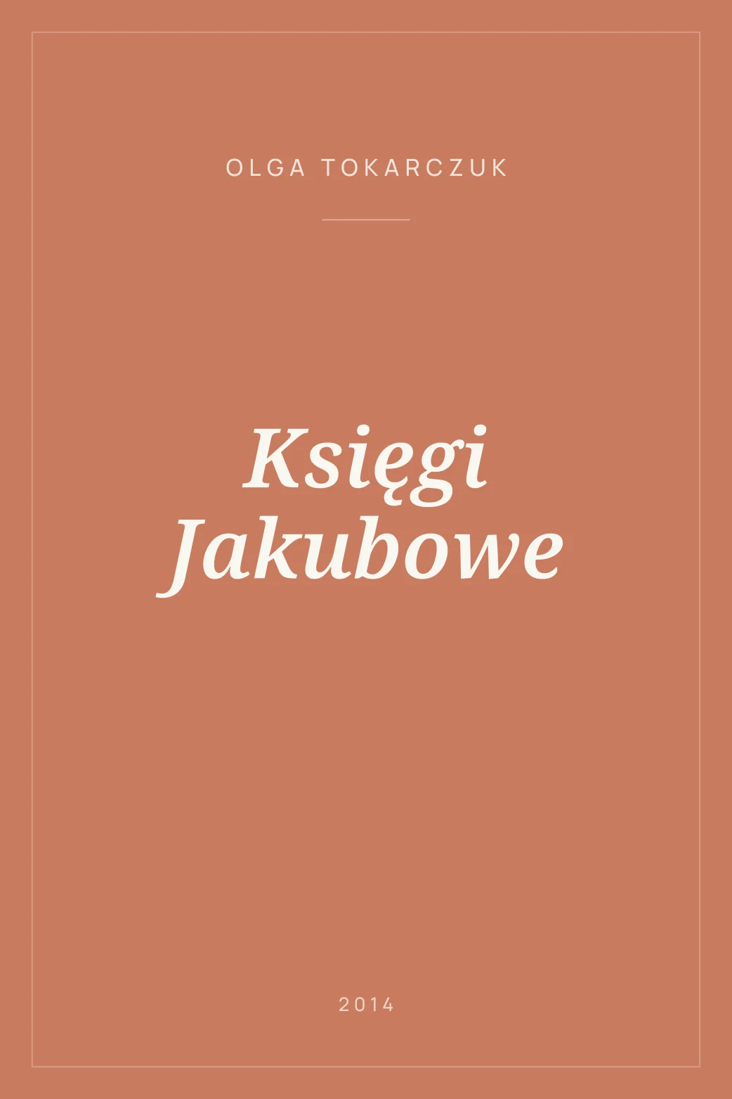 Portada de Księgi Jakubowe