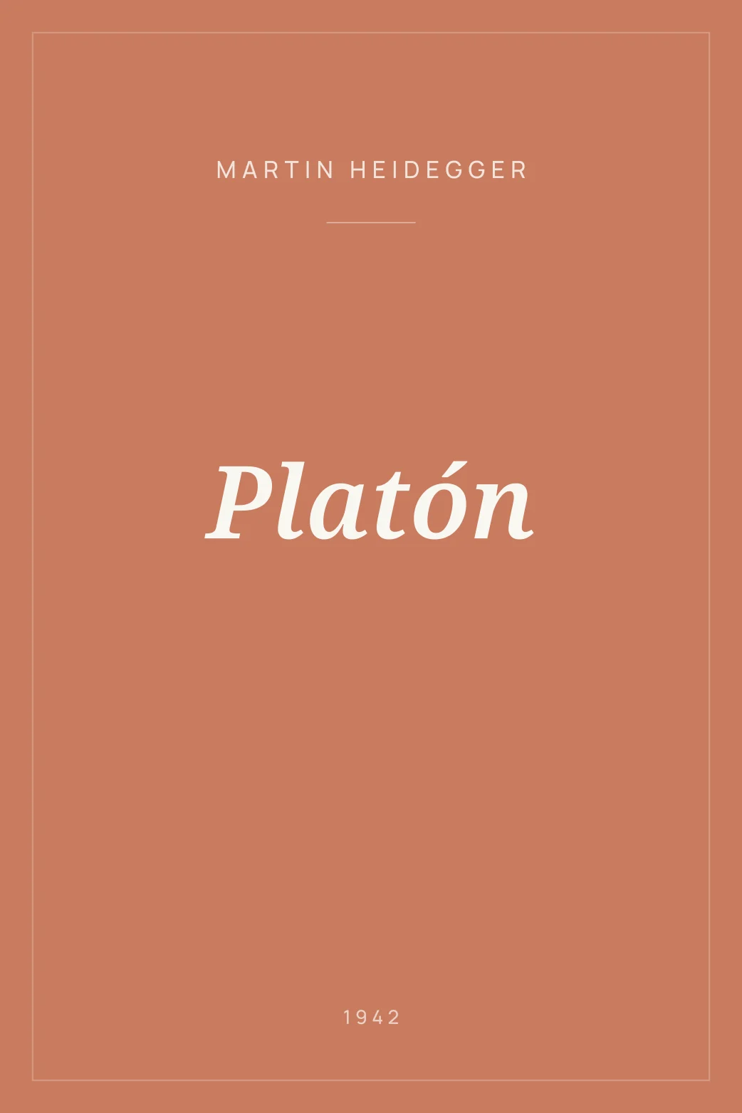 Portada de Platón