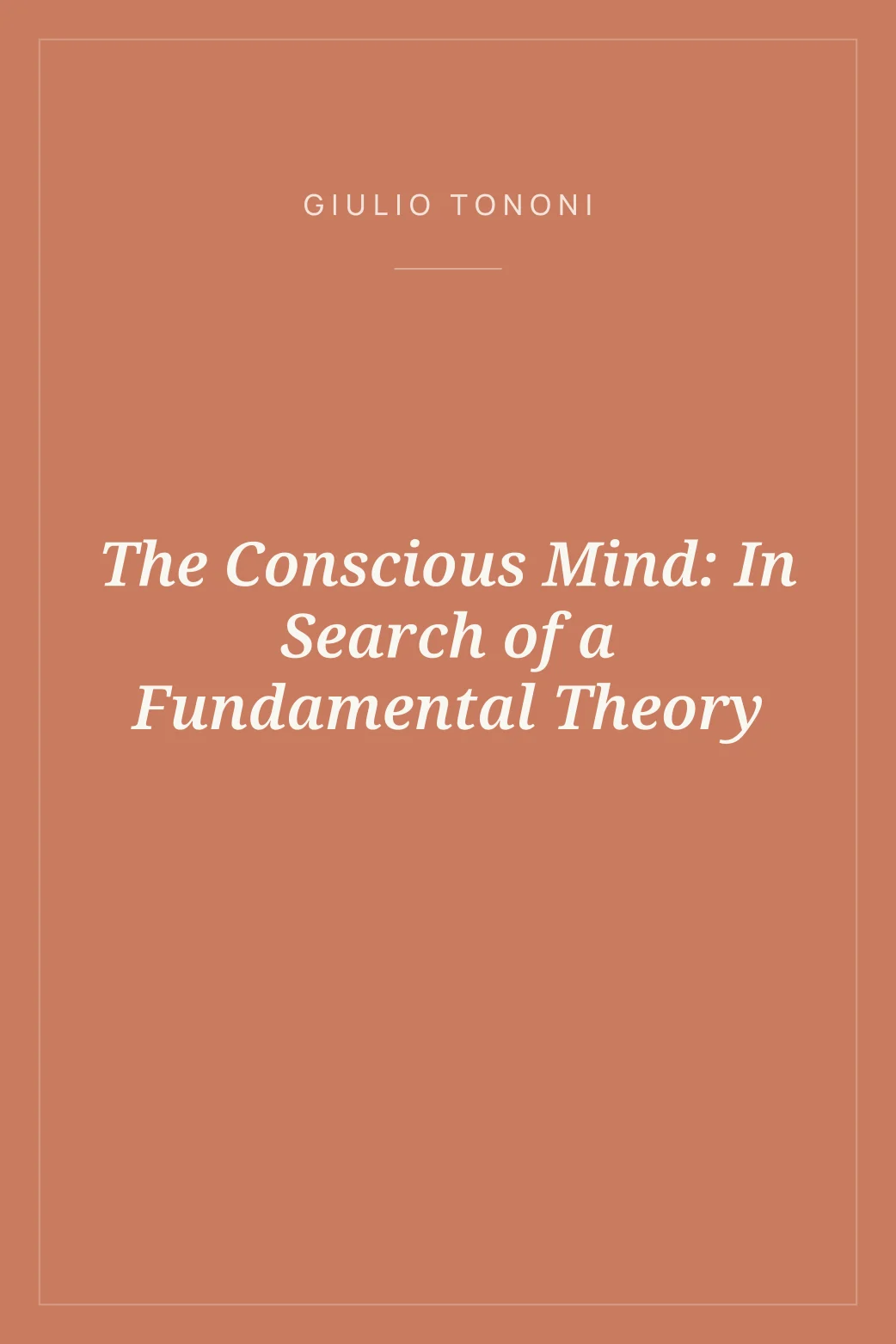 Portada de The Conscious Mind: In Search of a Fundamental Theory