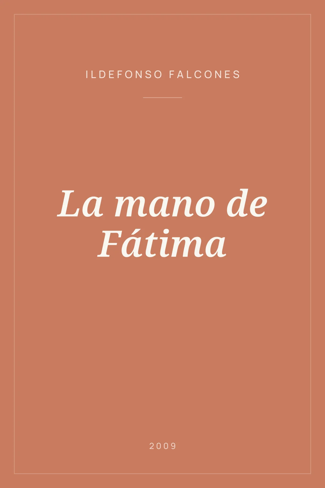 Portada de La mano de Fátima