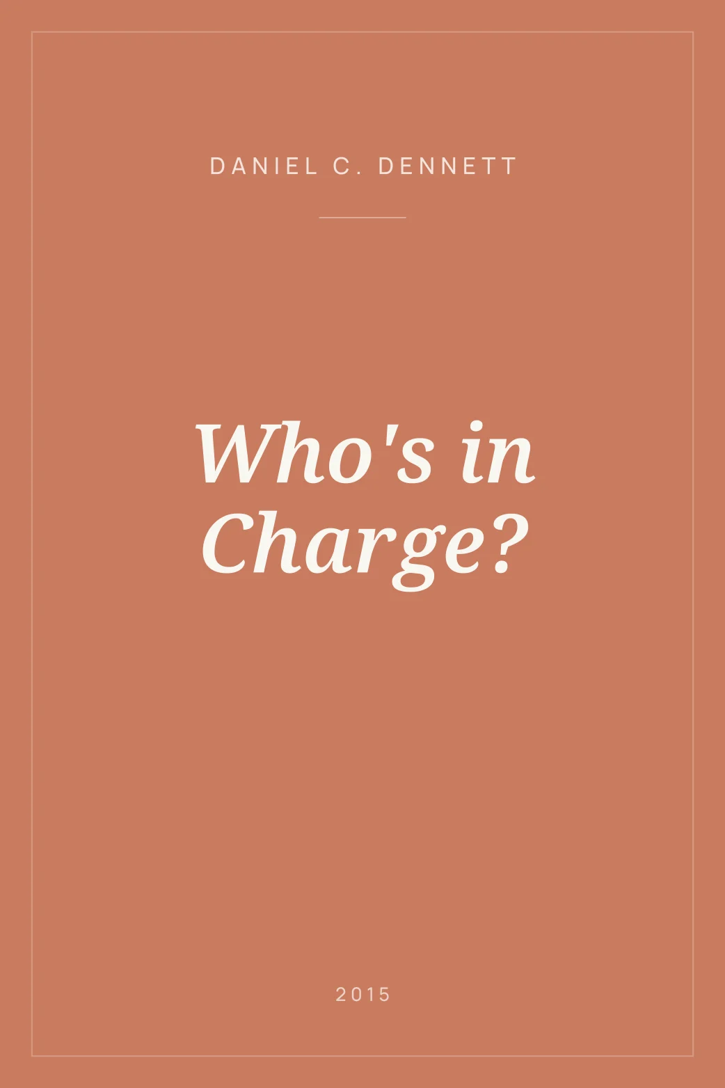 Portada de Who's in Charge?