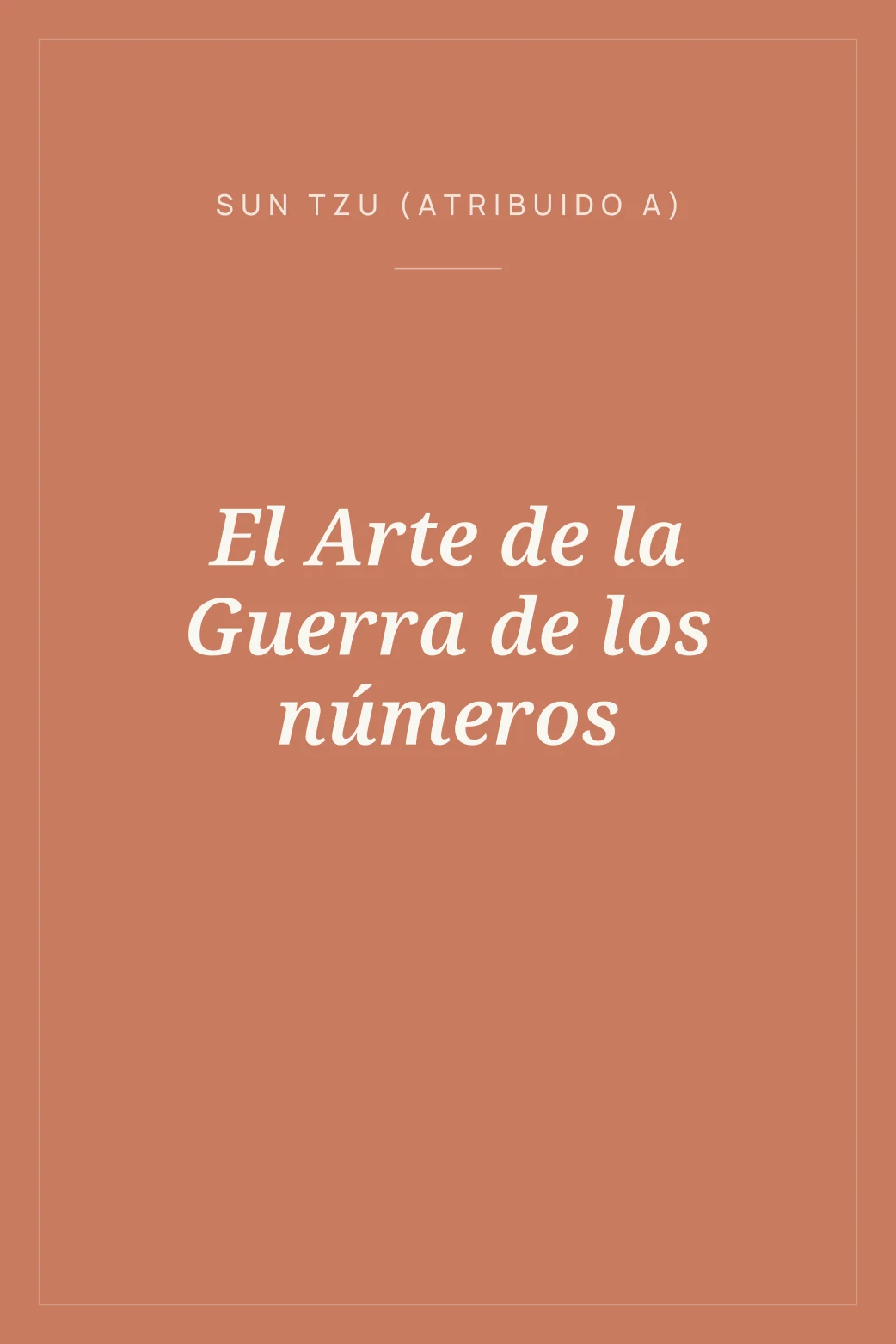 Portada de El Arte de la Guerra de los números