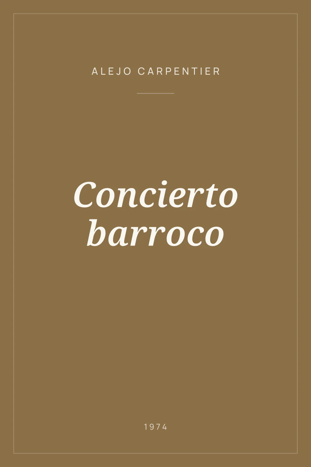 Portada de Concierto barroco