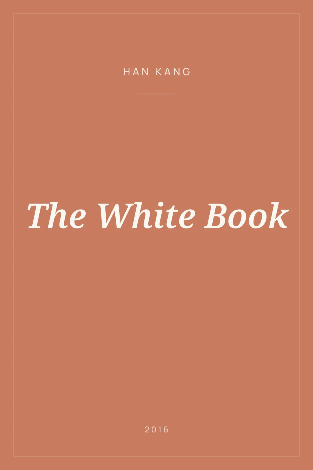 Portada de The White Book