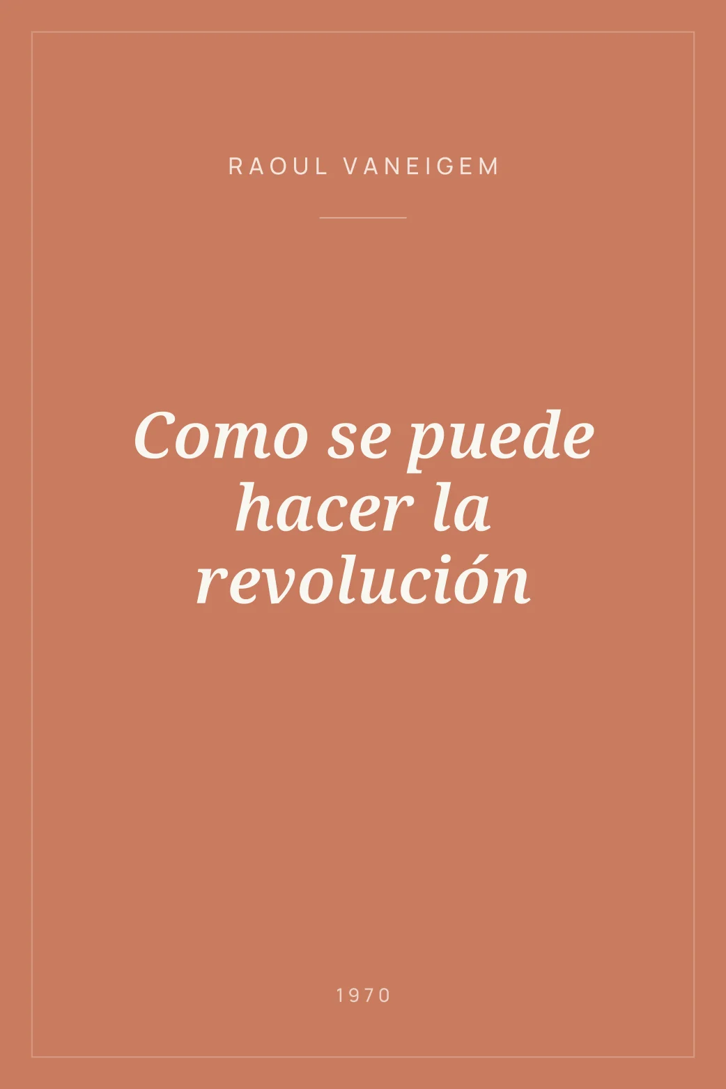 Portada de Como se puede hacer la revolución