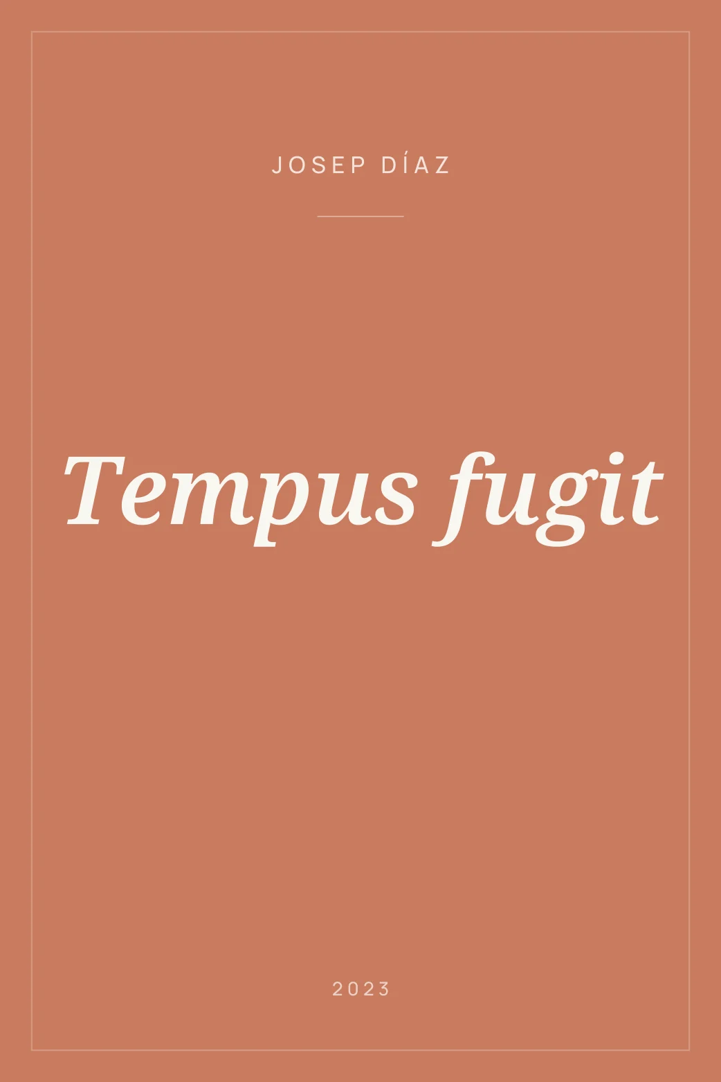 Portada de Tempus fugit
