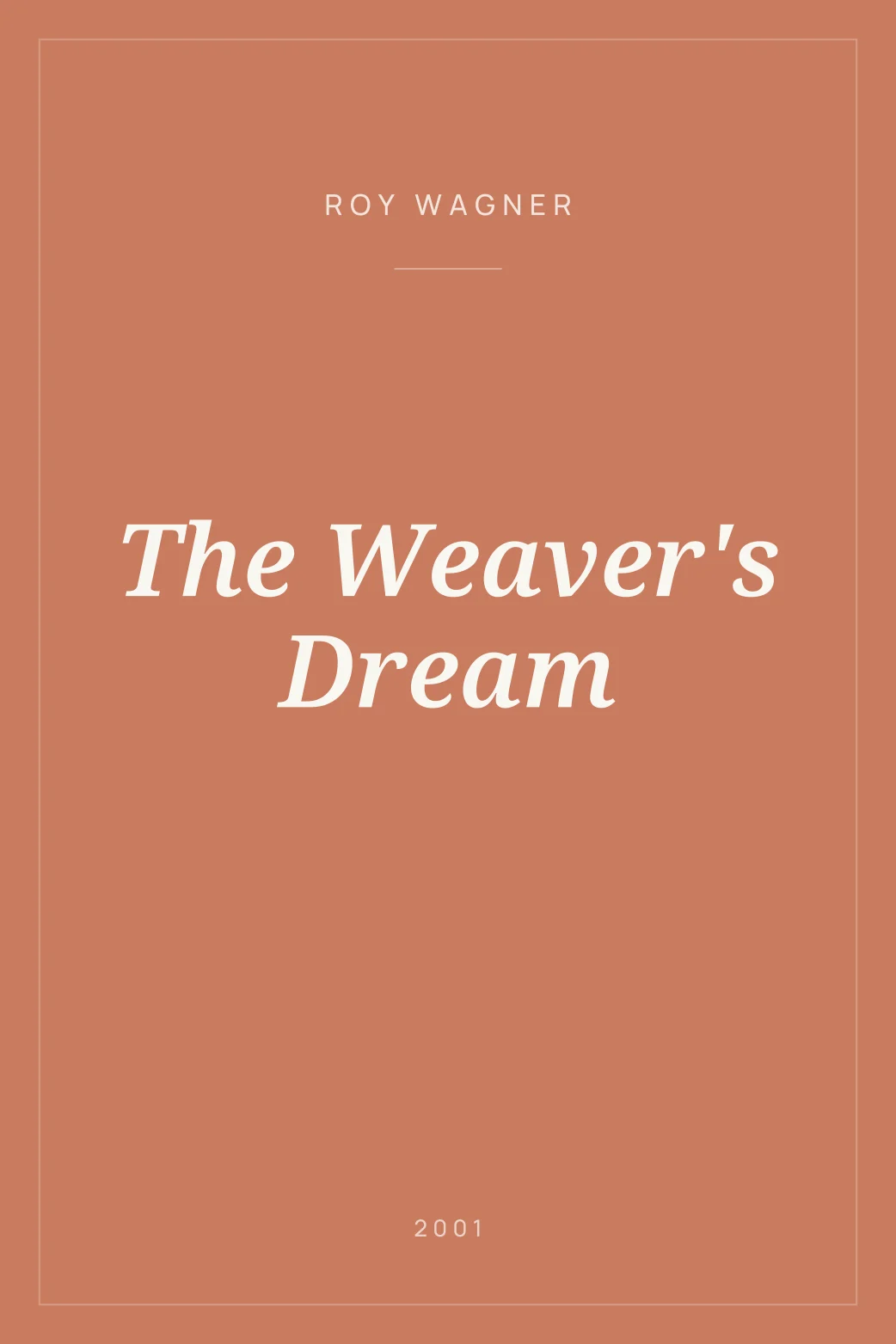 Portada de The Weaver's Dream