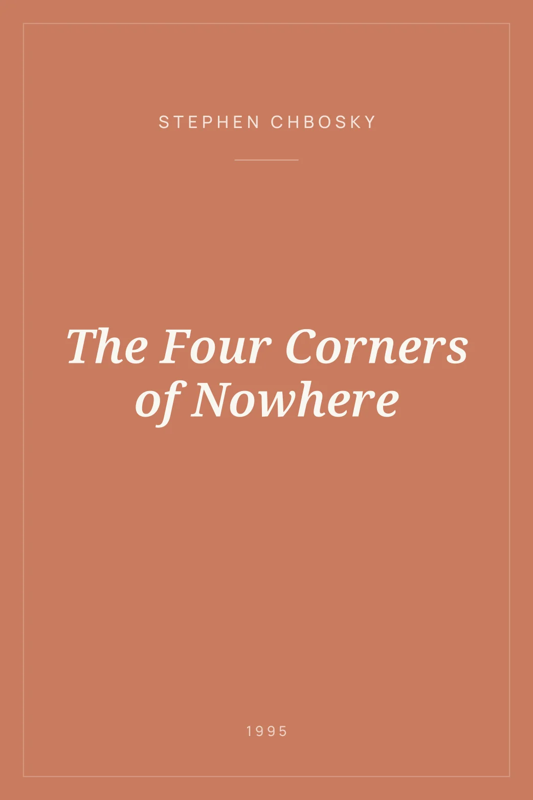 Portada de The Four Corners of Nowhere