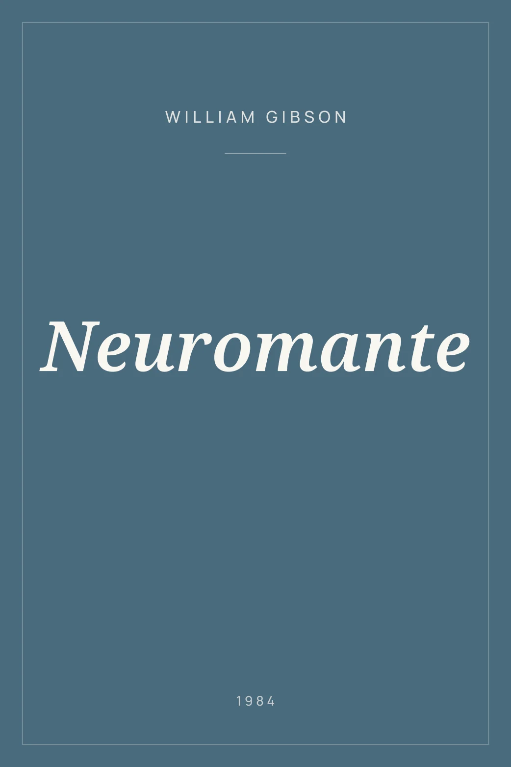 Portada de Neuromante