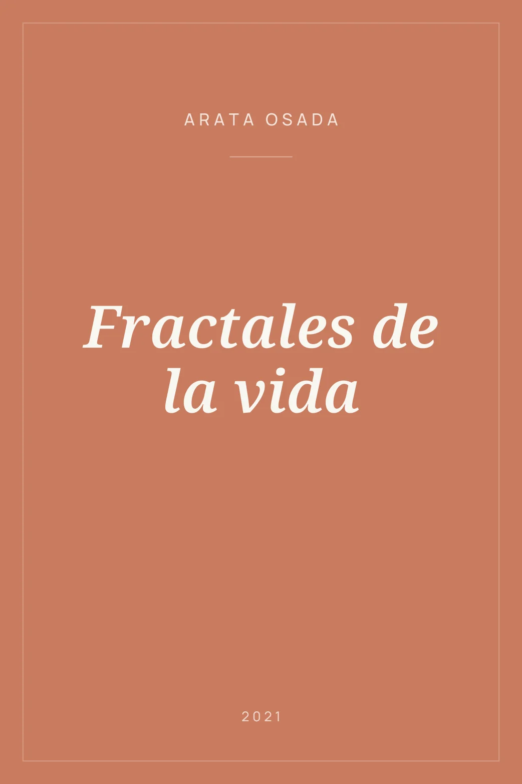 Portada de Fractales de la vida