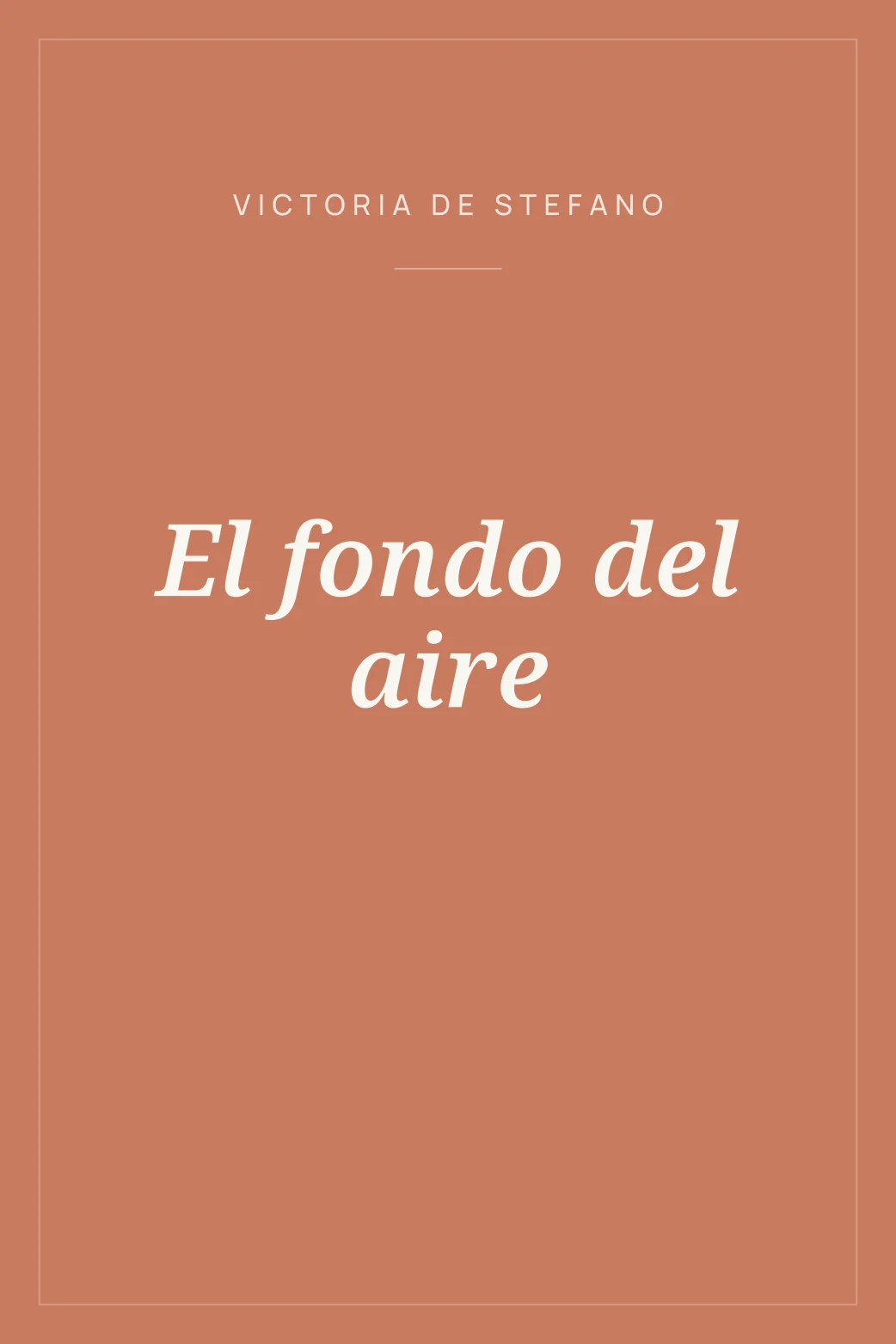 Portada de El fondo del aire