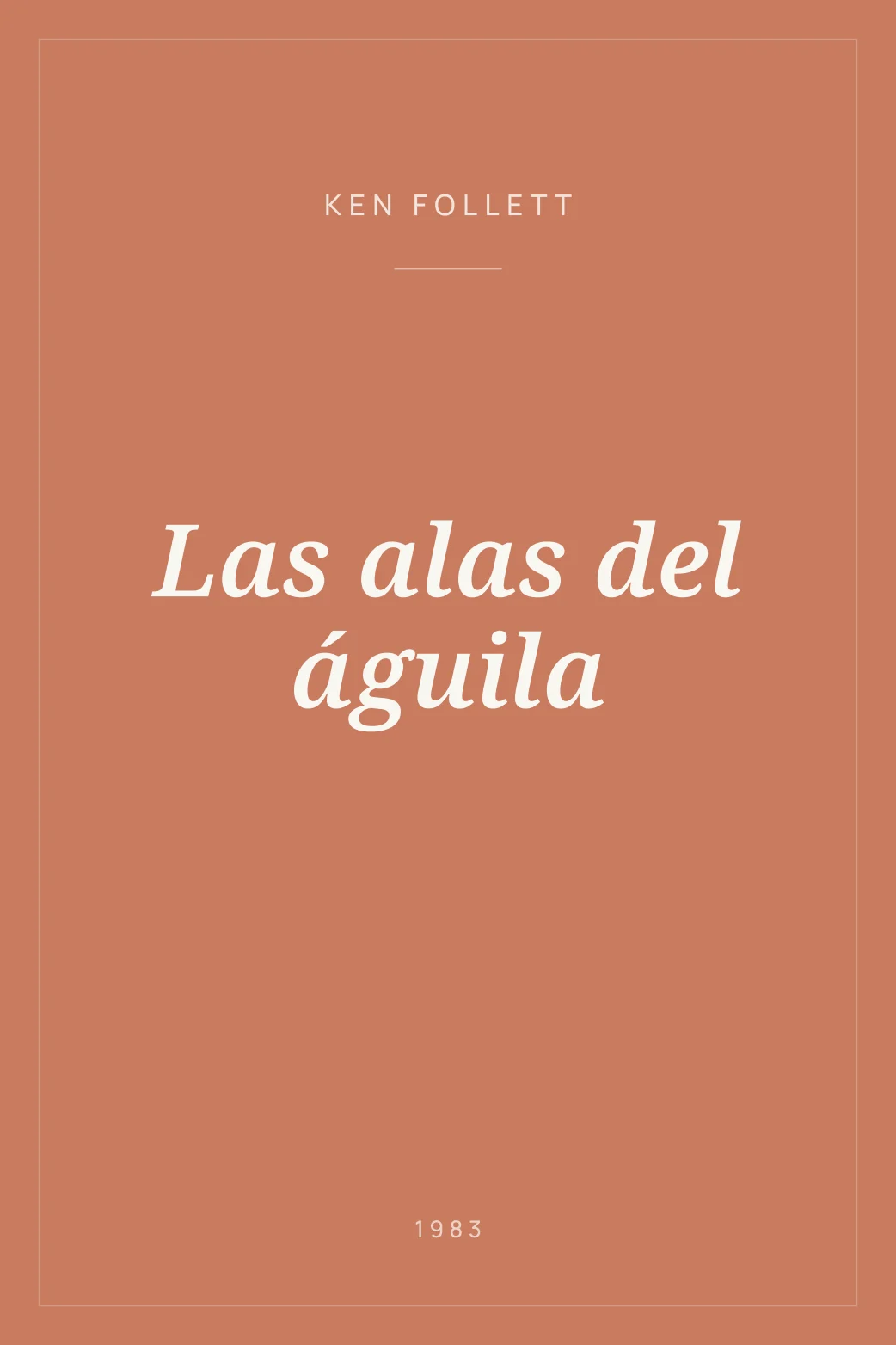 Portada de Las alas del águila