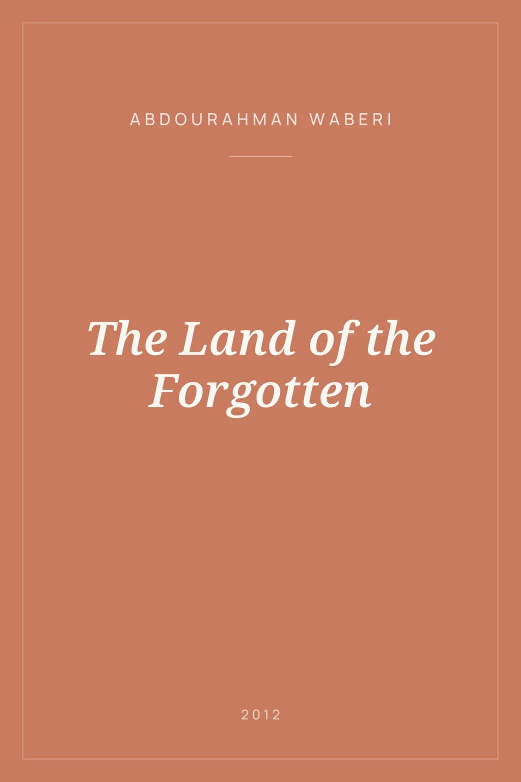 Portada de The Land of the Forgotten