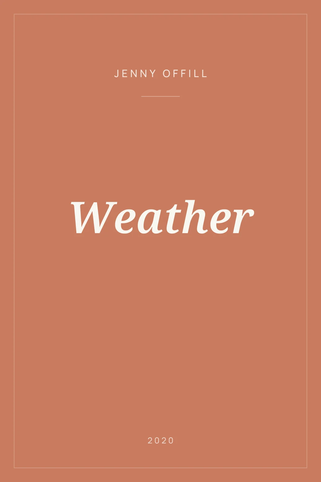 Portada de Weather