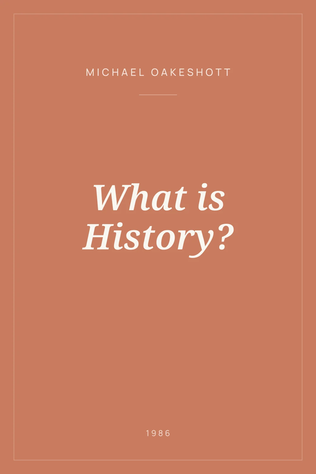 Portada de What is History?