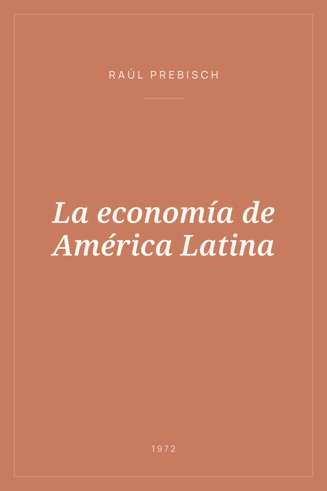 Portada de La economía de América Latina