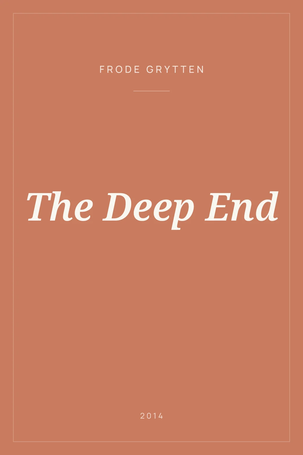 Portada de The Deep End