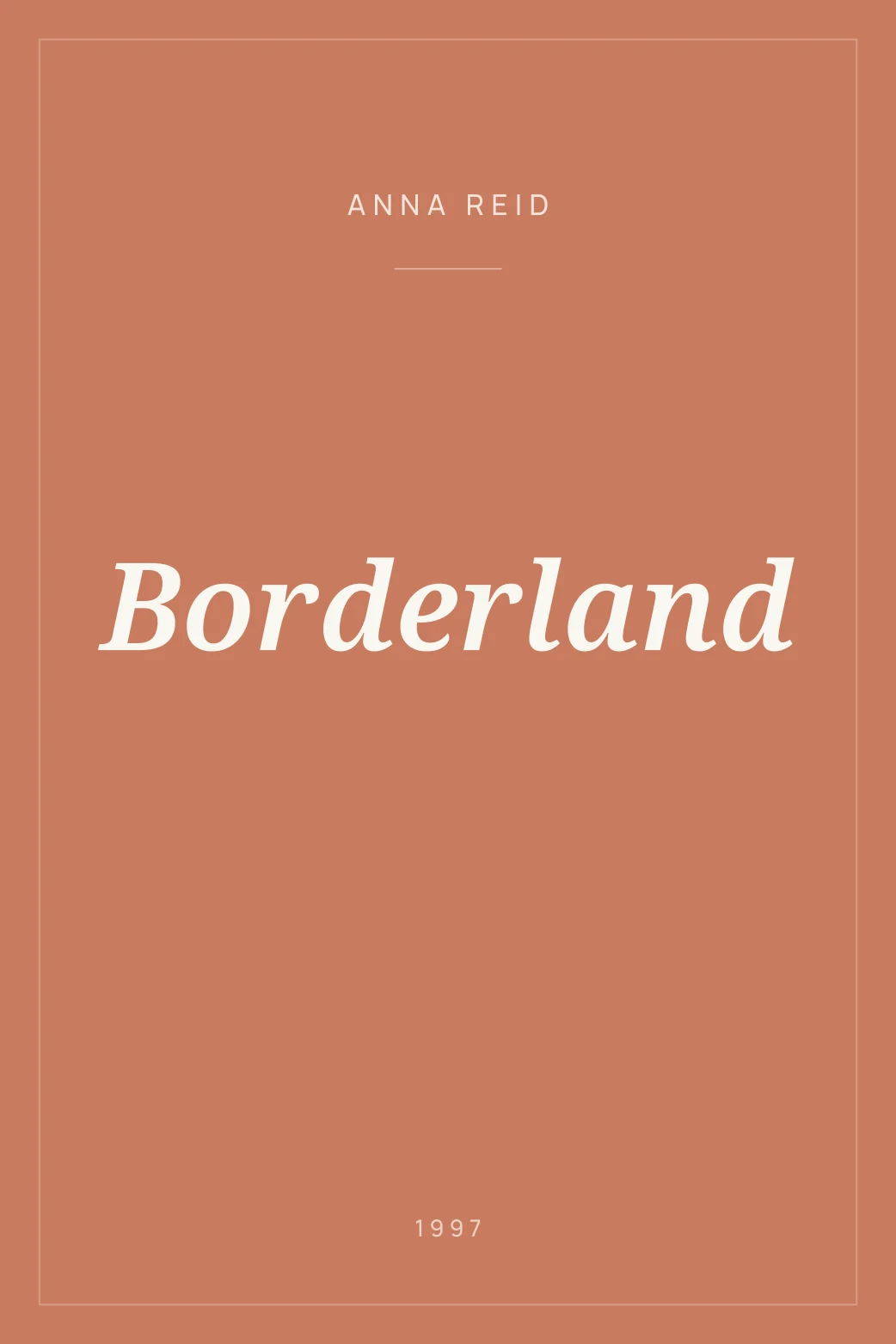 Portada de Borderland