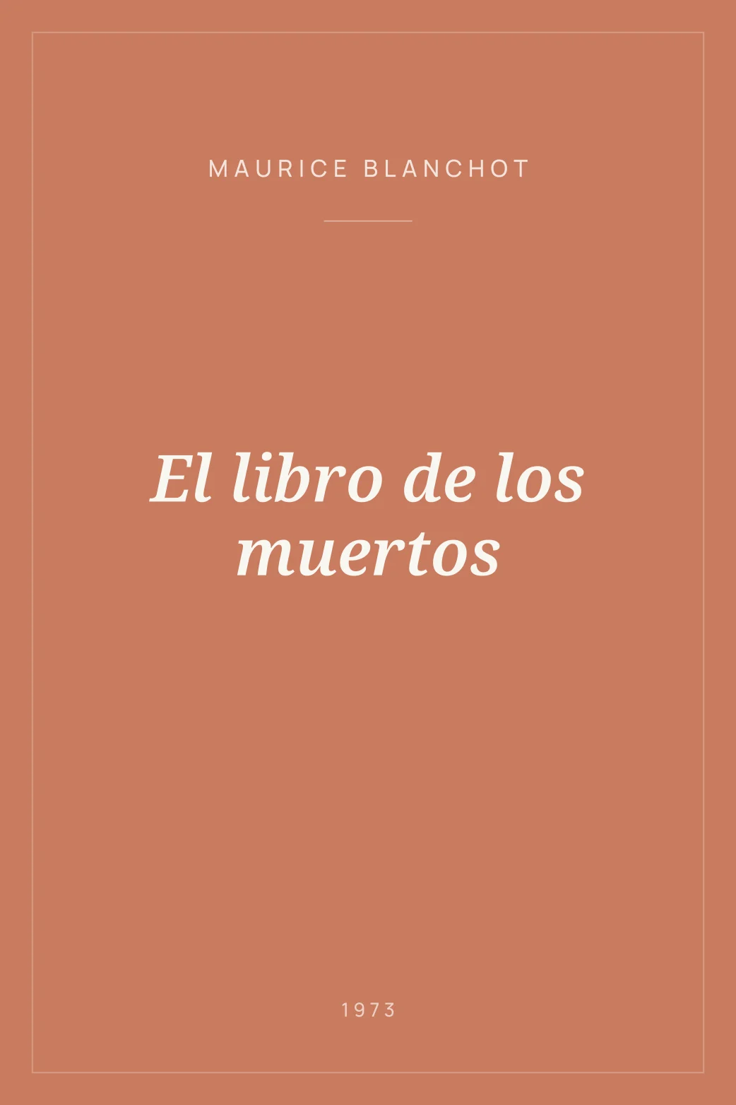 Portada de El libro de los muertos